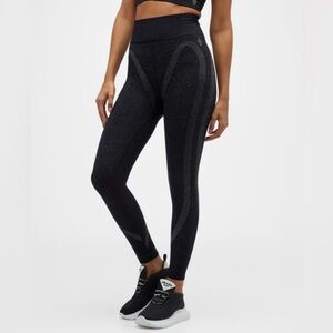 FP MOVEMENT Black Metallic Lurex High-Rise Soft Stretch Active Legging Size XS/S